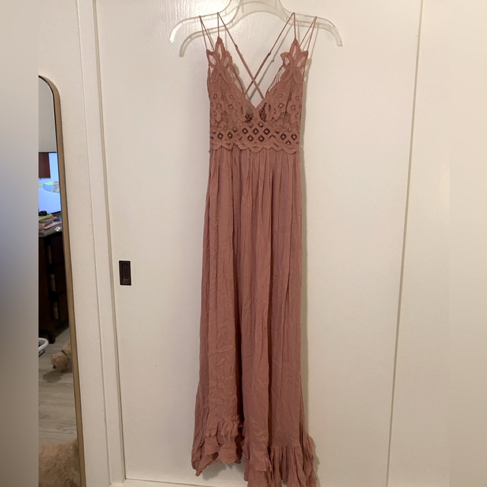 Free People Dress- NWT in color Rose. Size Small